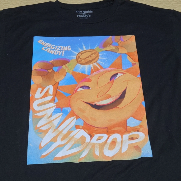 Five Nights at Freddy's Sunnydrop/Moondrop T shirt size 2XL - Picture 2 of 5